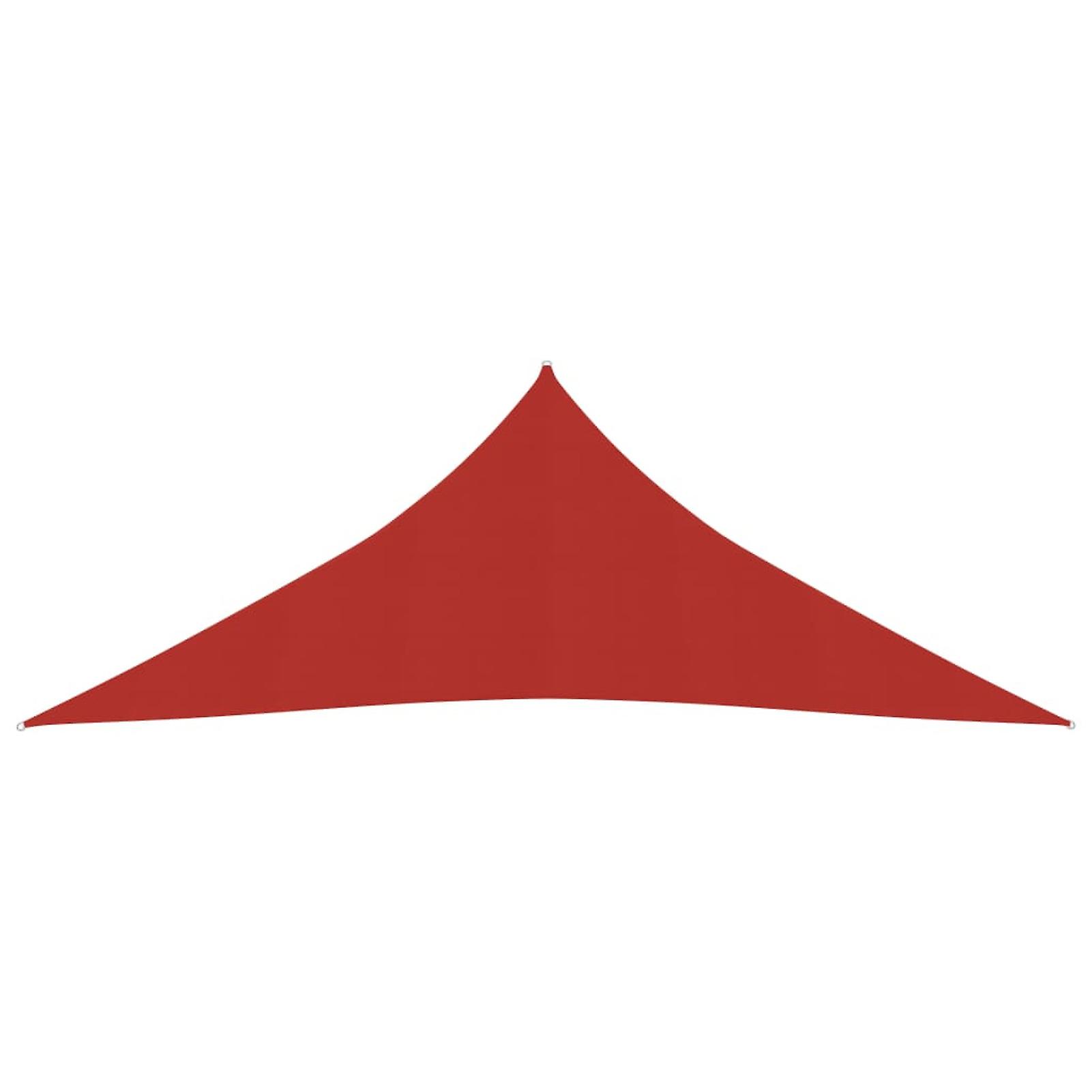 Sunshade Sail 160 G/m Red 4x4x4 M Hdpe No.360666