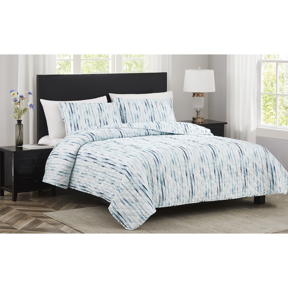 Melrose Kyle 3pc Stitched Quilt OB K