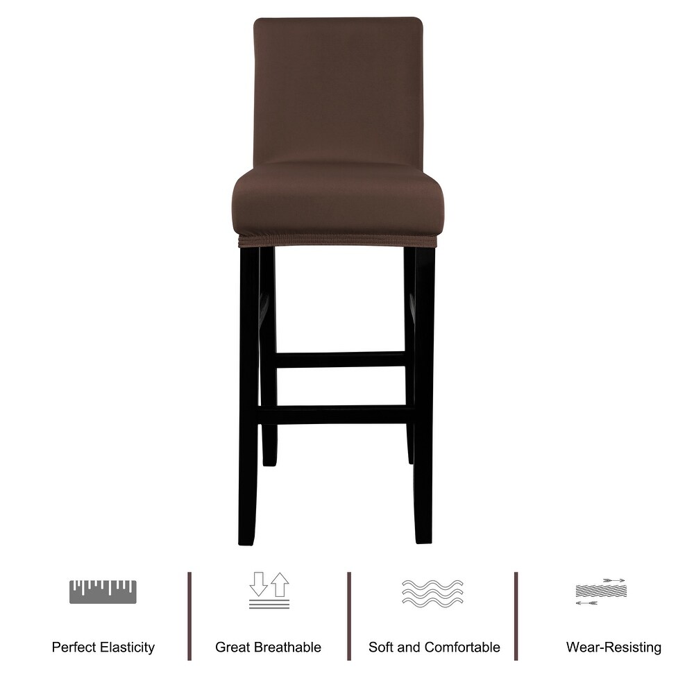 Stretch Bar Stool Cover for Bar Height Side Chair Slipcovers