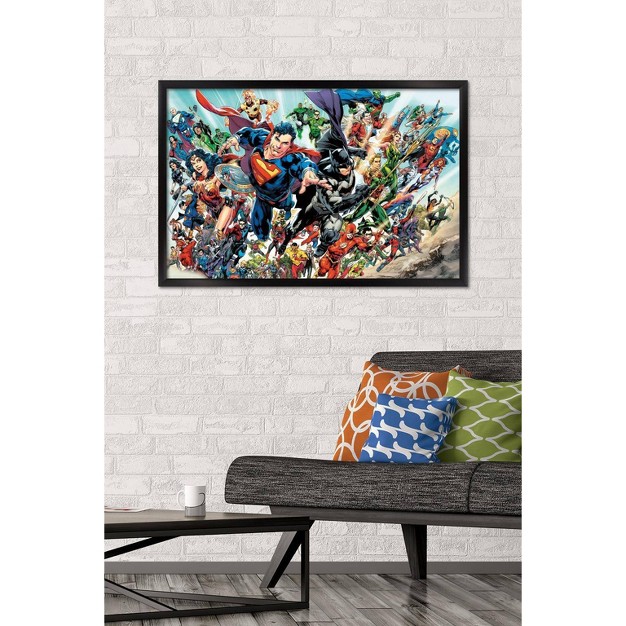 Dc Comics Rebirth Framed Poster Trends International