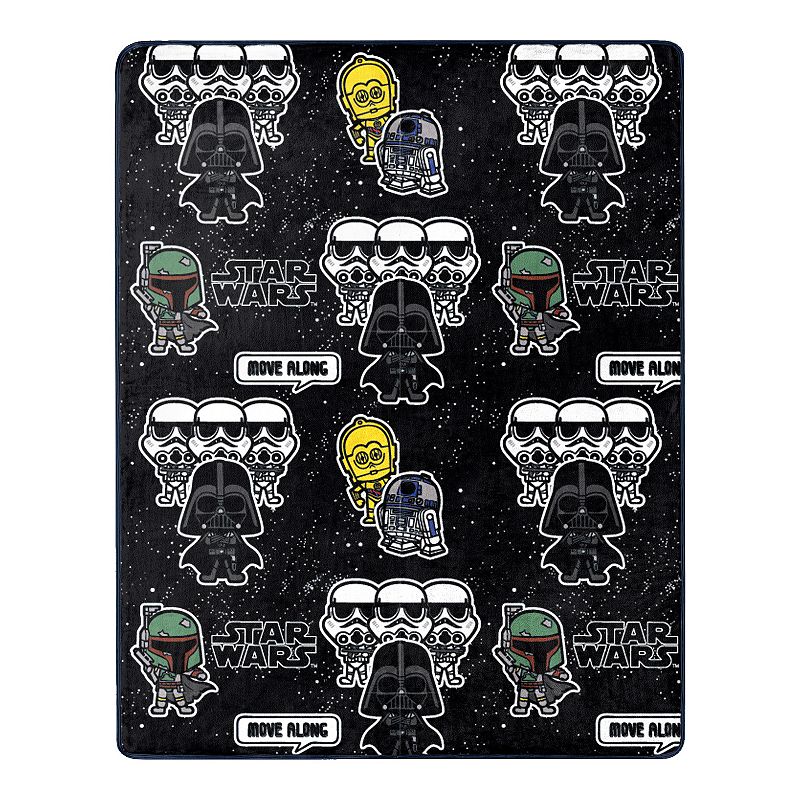 Star Wars Space Vader Character Hugger Pillow and Silk Touch Throw Set