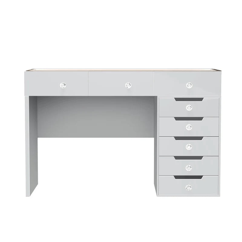 Diana Vanity Desk - 8 Storage Drawers VNT-Diana-8-WHT