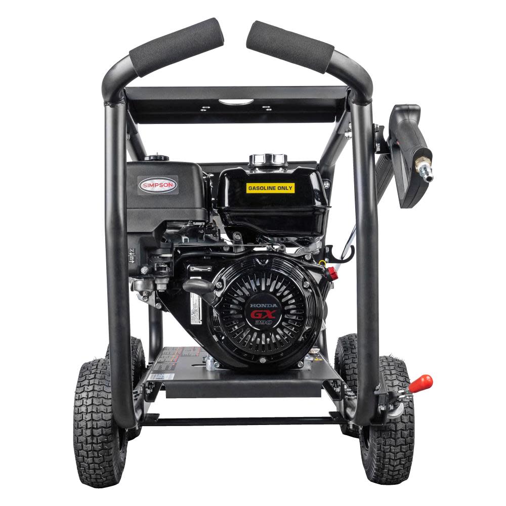 Simpson SuperPro Roll Cage Cold Water Professional Gas Pressure Washer 4400 PSI ;