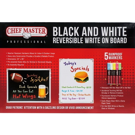 Chef Master 24 X 36 Double Sided Board With Mark...