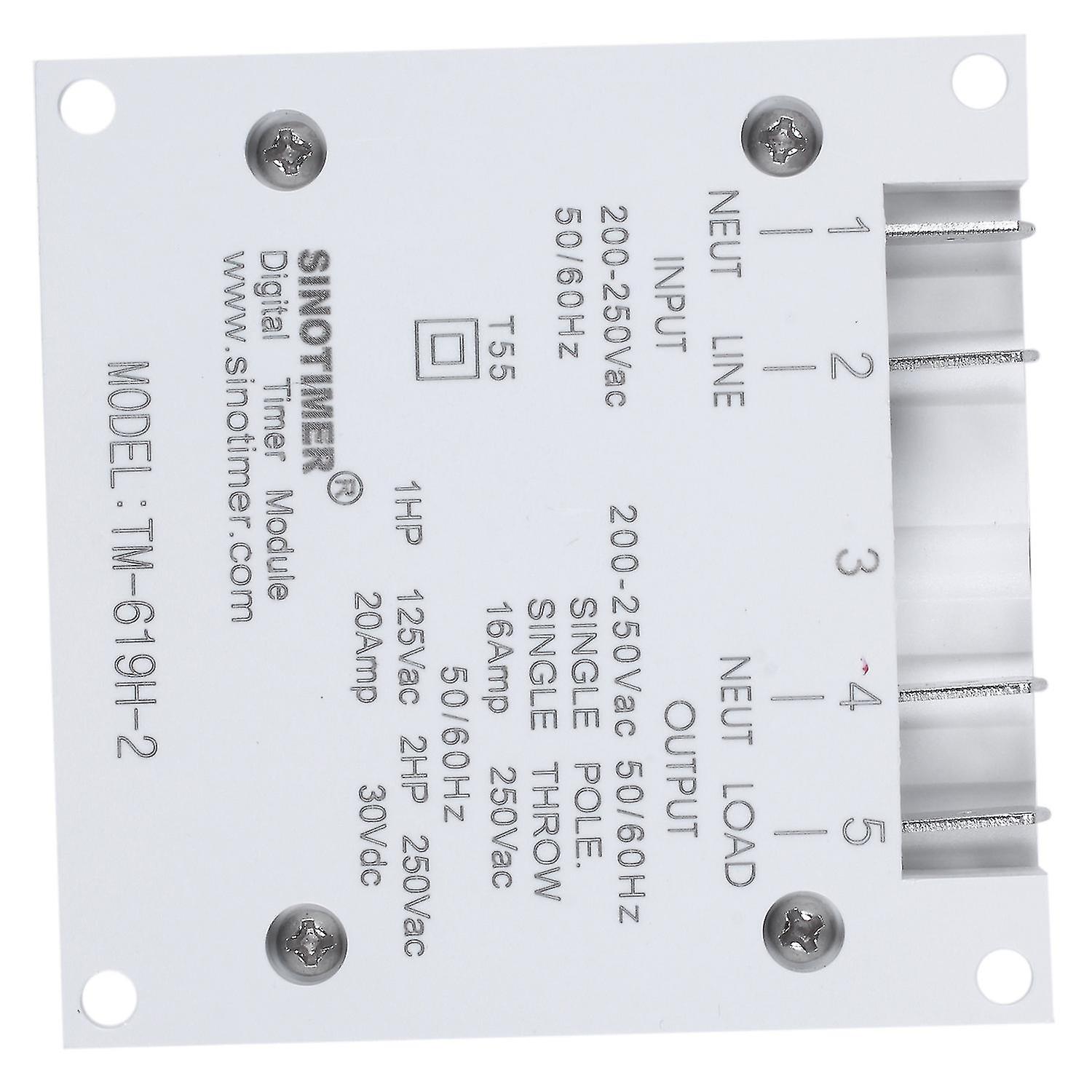 Sinotimer Tm-619h-2 230vac 7 Days Weekly Programmable Digital Timer Lighting Switch Output 220v Vol