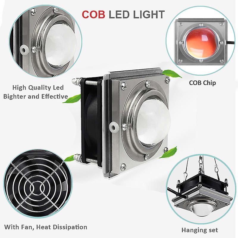 150w Cob Led Grow Light Indoor Phyto Lamp For Plants Full Spectrum Led Growth Lamp Grow Tent Box Lamps For Home Plants Flowers