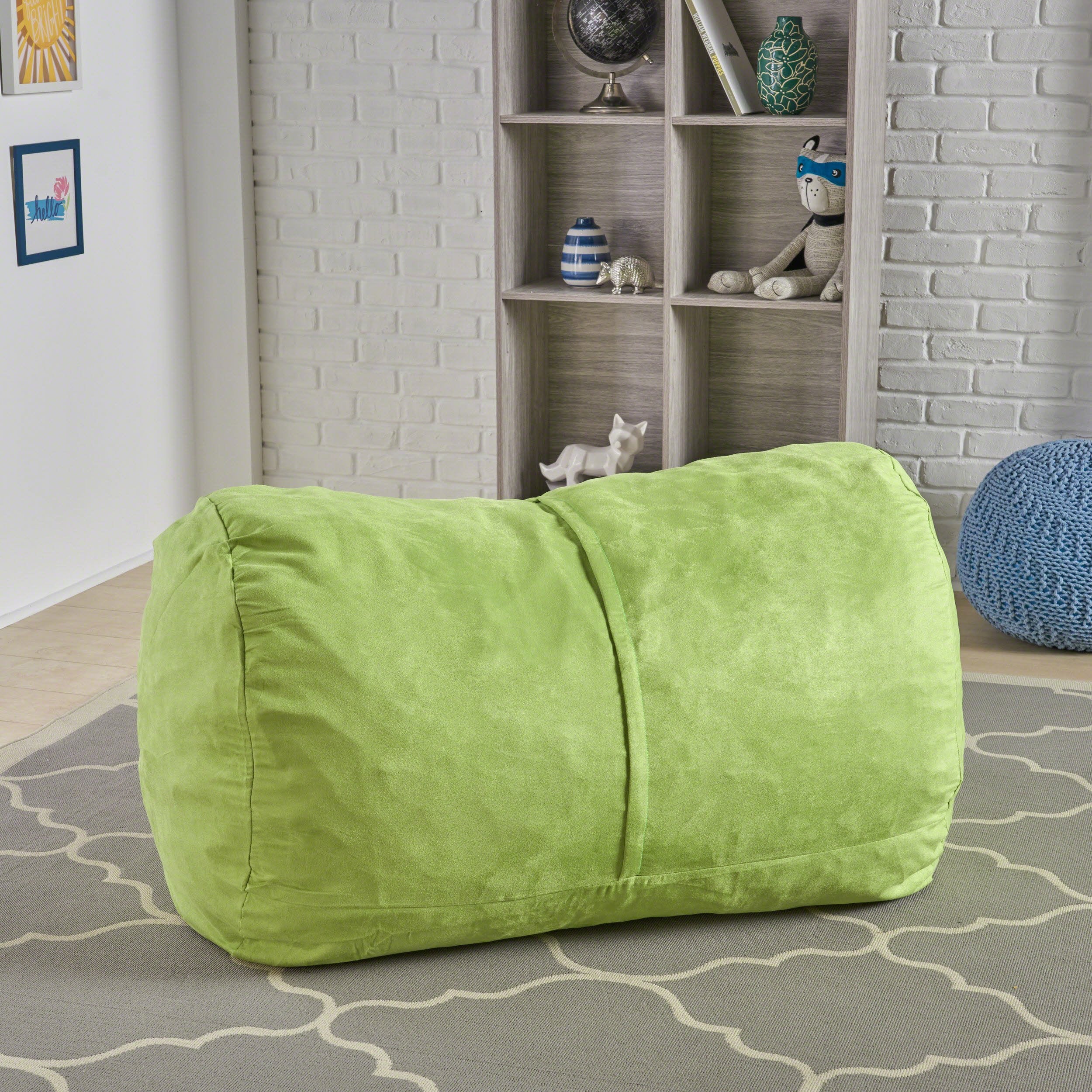 Cassell Fabric 4-foot Lounge Beanbag Chair