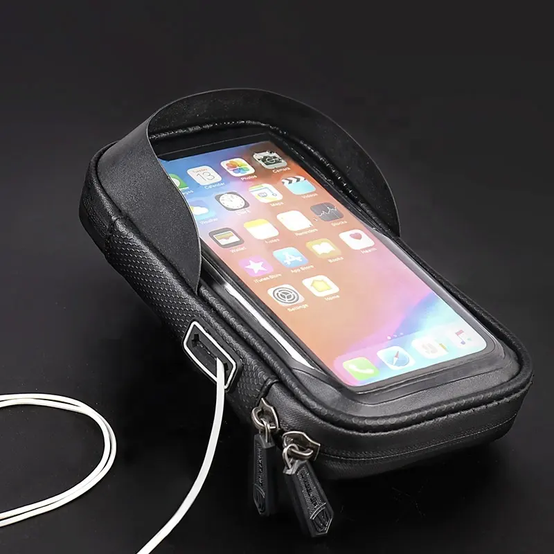 NEW design 6.5 inch Waterproof TPU Touch Screen Phone Holder Bike Accessories Bag Cycling Handlebar Bag Bike Bag