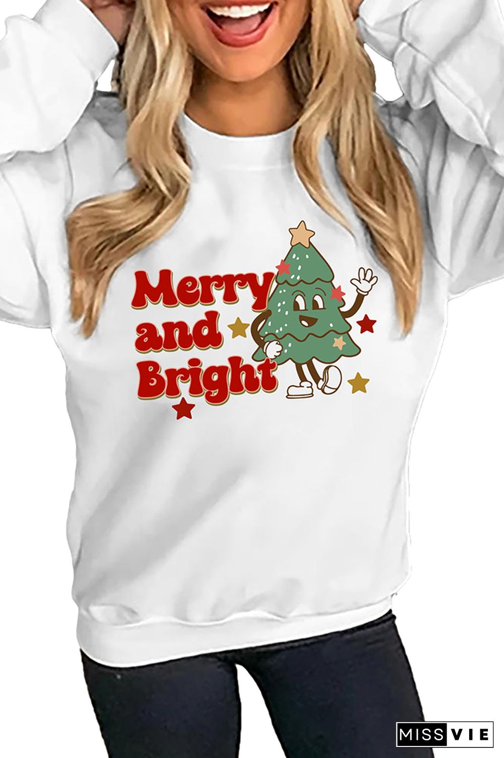 Merry and Bright Sweatshirt Wholesale