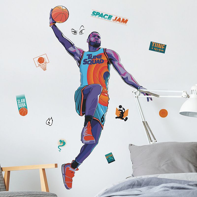 RoomMates Space Jam Lebron Peel and Stick Wall Decals