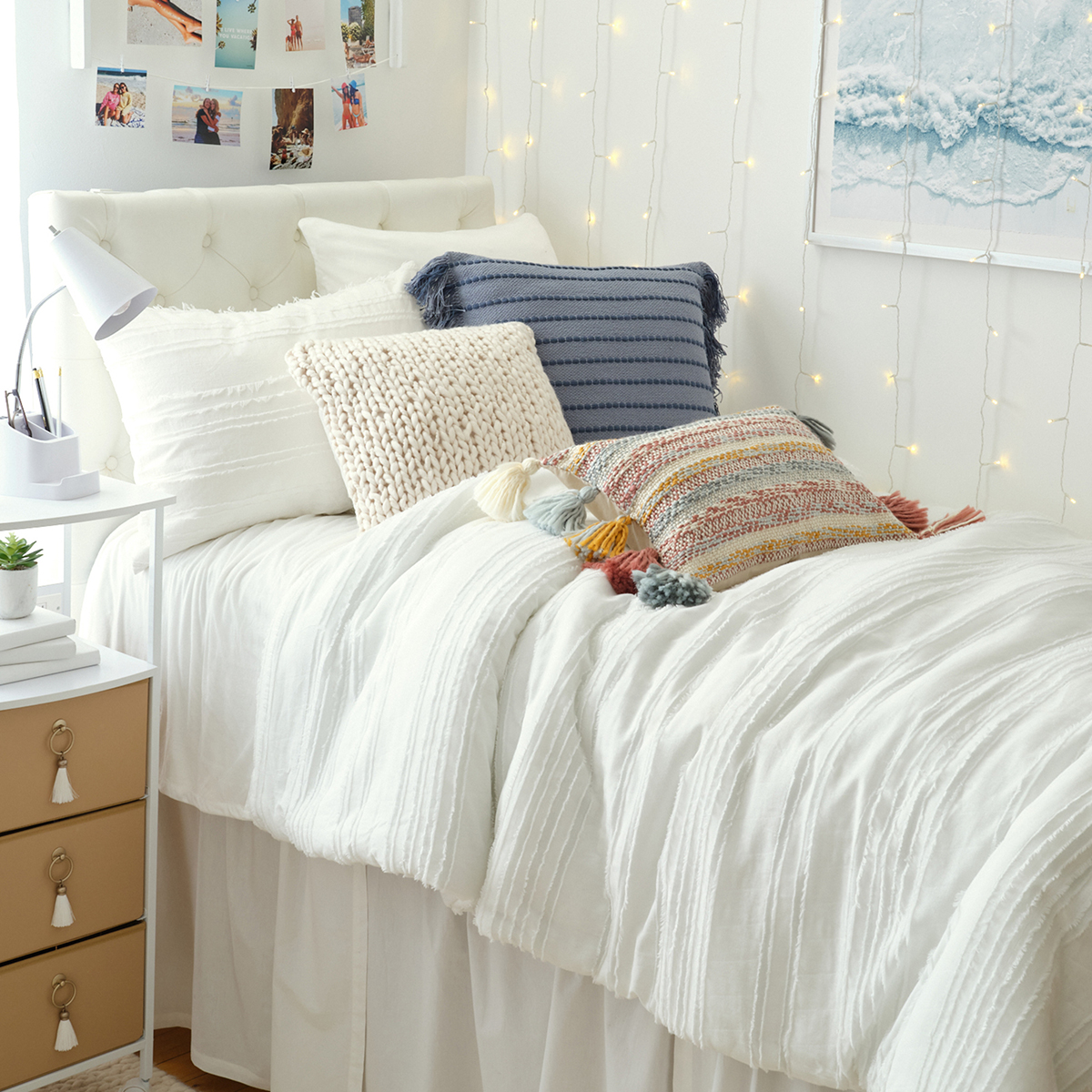 Dormify Juliette Eyelash Fringe Comforter and Sham Set