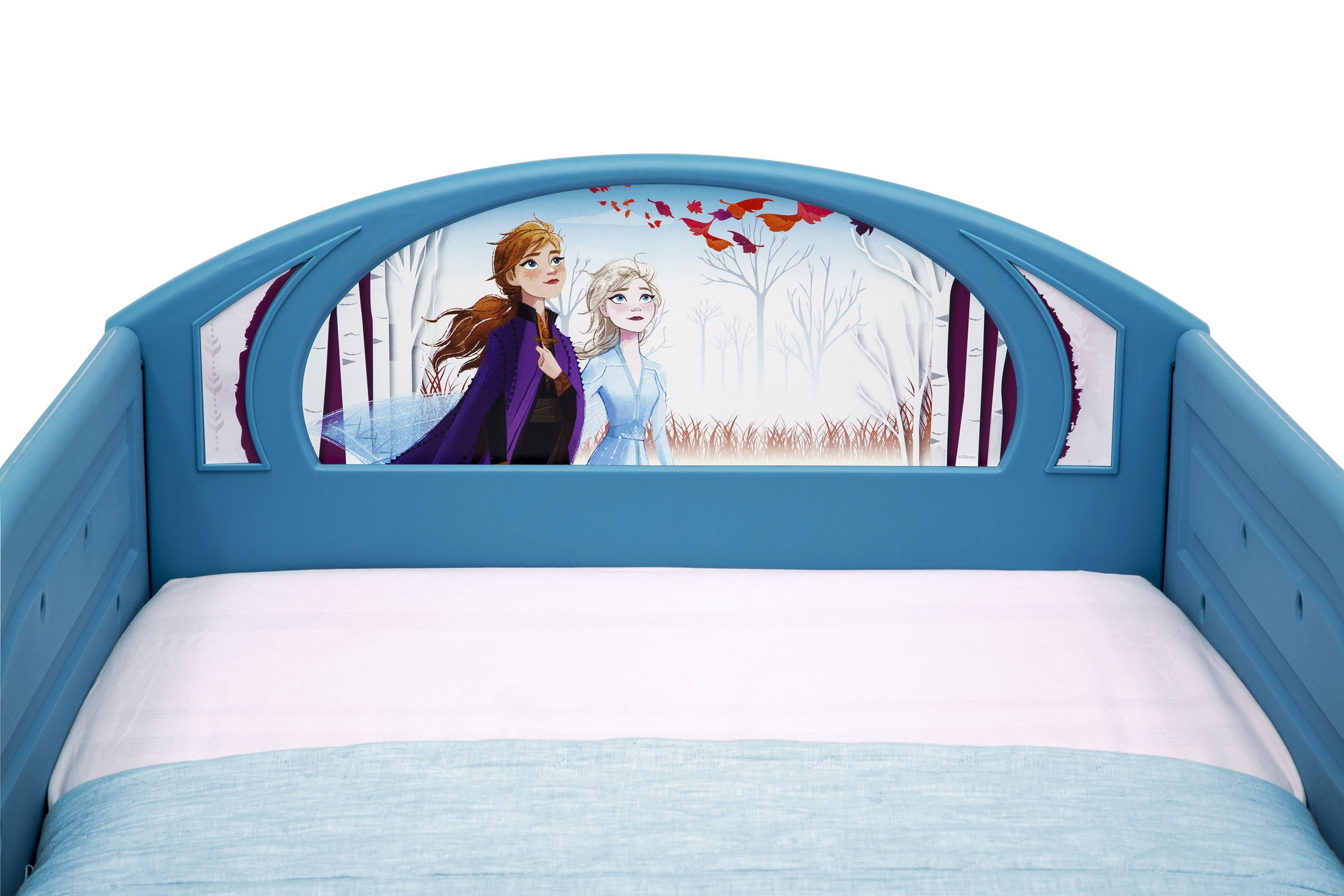 Disney Frozen II Plastic Sleep and Play Toddler Bed by Delta Children