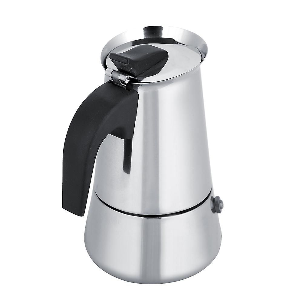 Portable Stainless Steel Coffee Pot Moka Espresso Maker Mocha Pot (450ml)