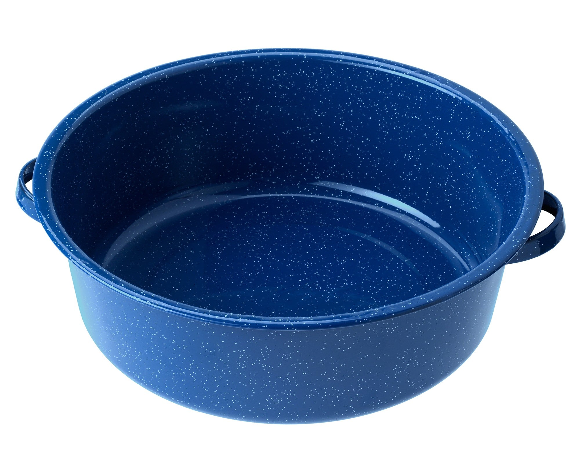 Blue Dish Pan – Durable Enamelware Dish Tub for Washing and Soaking