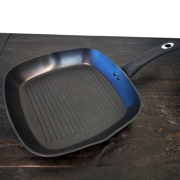 Oster Allston 11in Nonstick Square Grill Black