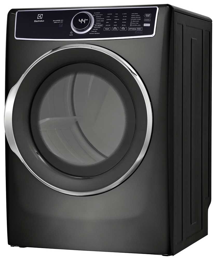 Electrolux 8 Cu. Ft. Titanium Front Load Perfect Steam Gas Dryer With Predictive Dry And Instant Refresh