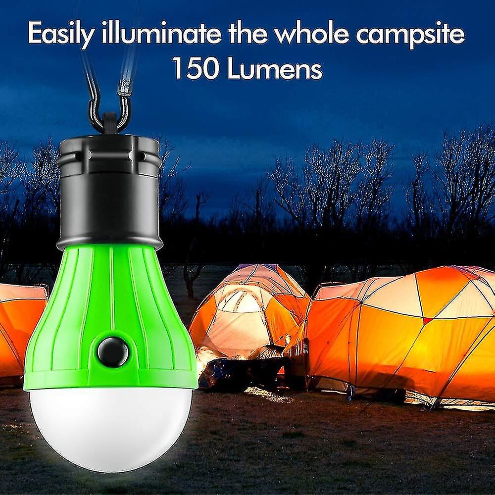 Tent Lamp Portable Led Tent Light 4 Packs Clip Hook Hurricane Emergency Lights Led Camping Light Bul