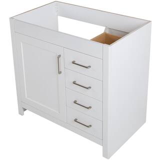 Home Decorators Collection Westcourt 36 in. W x 21 in. D x 34 in. H Bath Vanity Cabinet Only in White WT36-WH