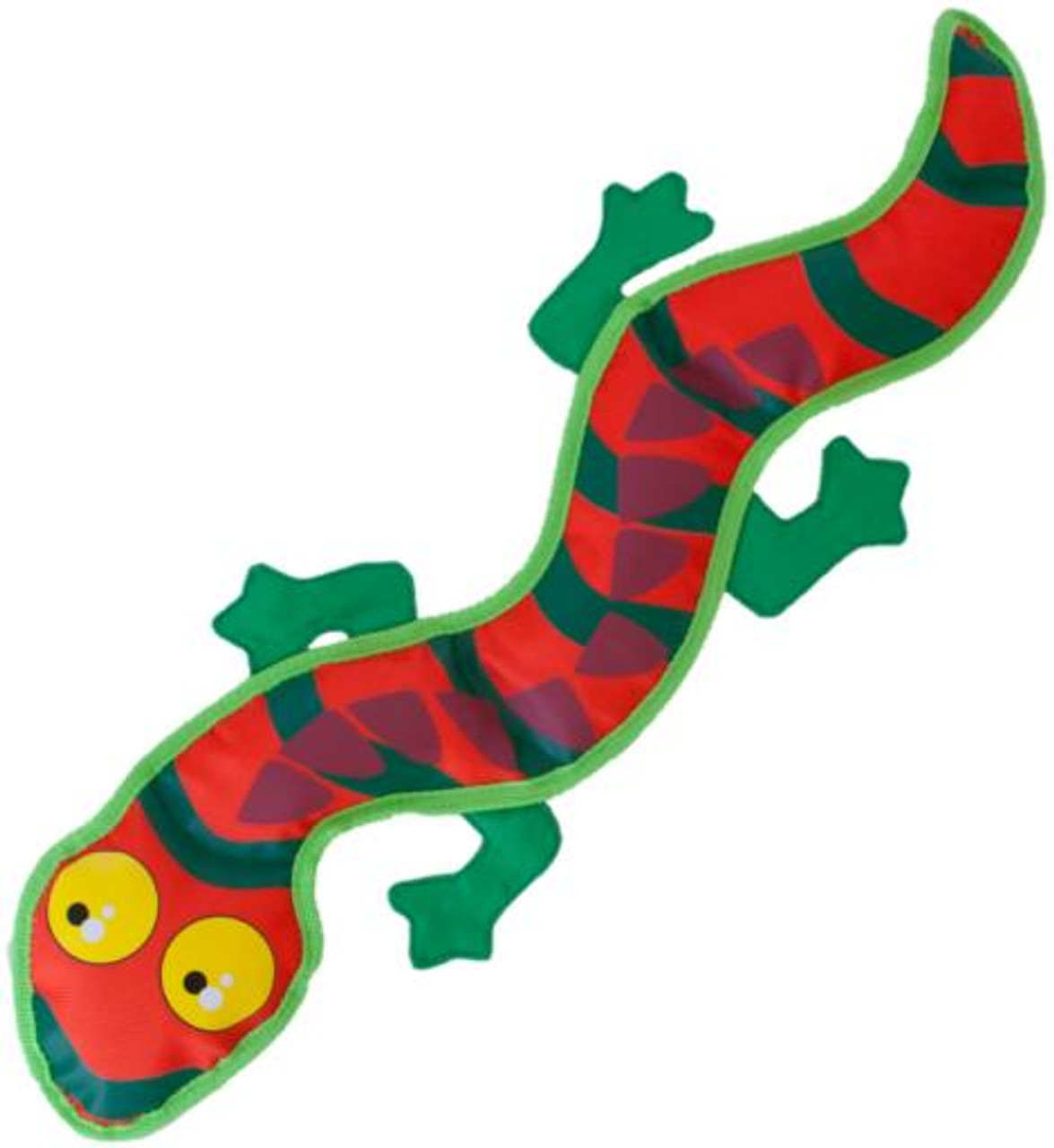 Outward Hound Fire Biterz Exotic Lizard Orange Dog Toy