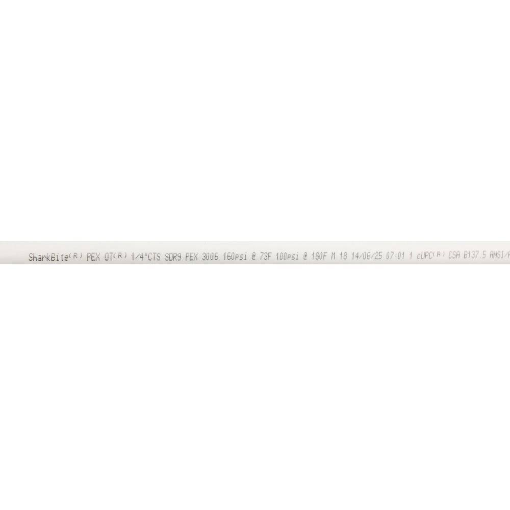 SharkBite 14 in. (38 in. O.D.) x 5 ft. Straight White PEX Pipe U850W5