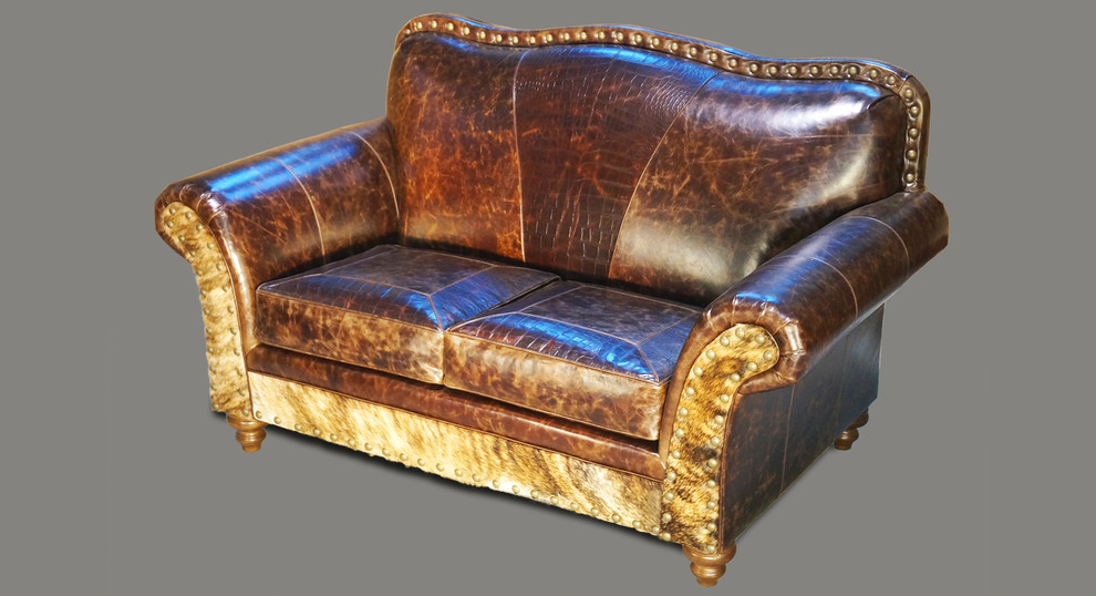 quotMaverick quot2 Cushion Love Seat   Southwestern   Loveseats   by Great Blue Heron Furniture  Houzz