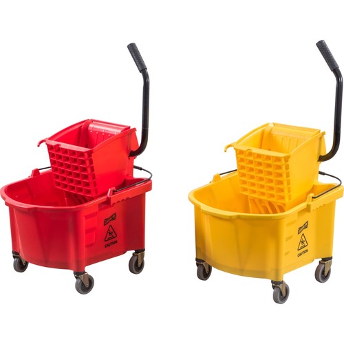 Genuine Joe Splash Guard Mop Bucket