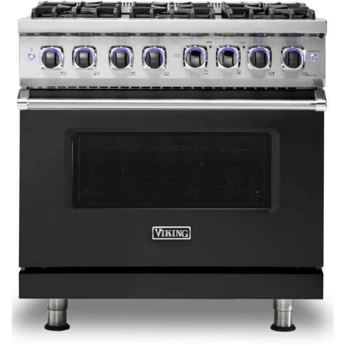 Viking 36-inch Freestanding Gas Range with Elevation Burners VGR7362-6BCS