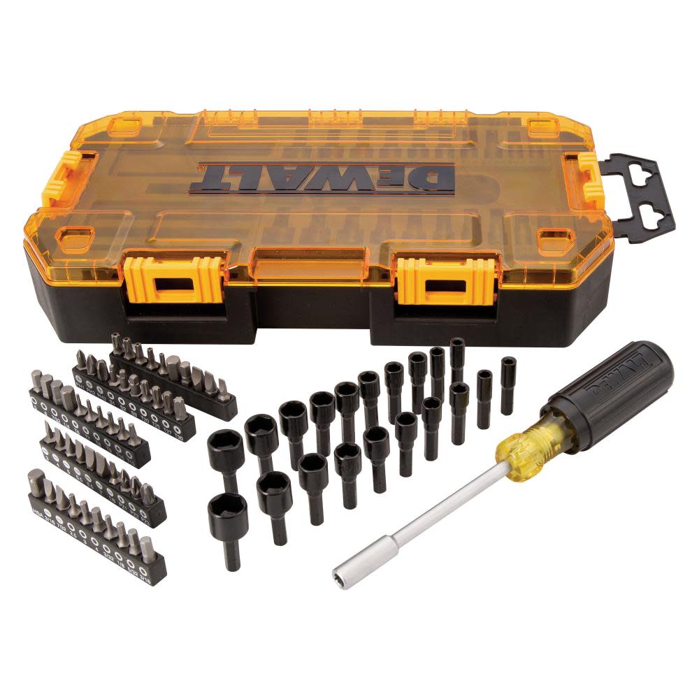 DEWALT 70 piece 1/4 In. Multi-Bit and Nut Driver Set DWMT73808 from DEWALT