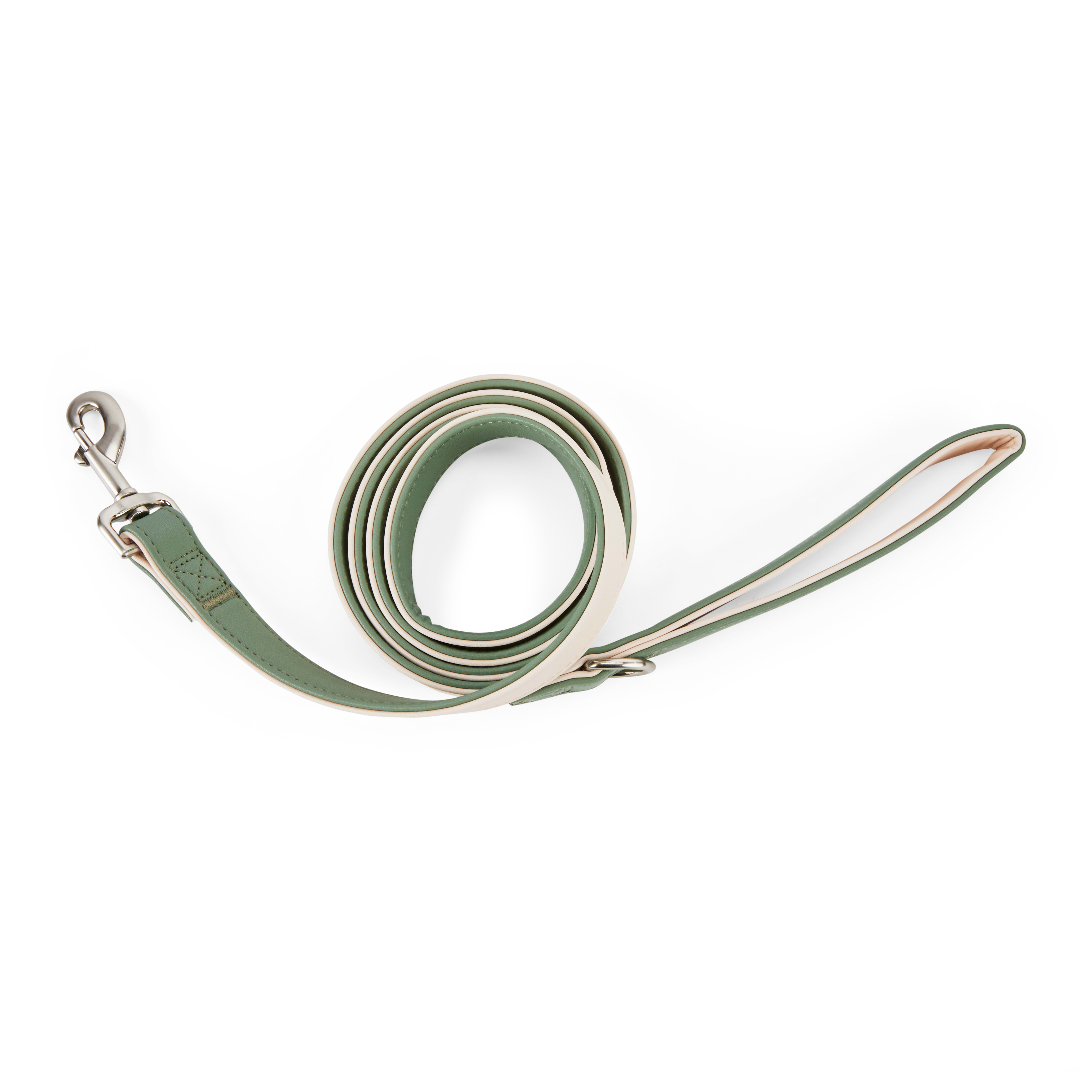 YOULY The Heir Green  Tan Dog Leash， 6 ft.