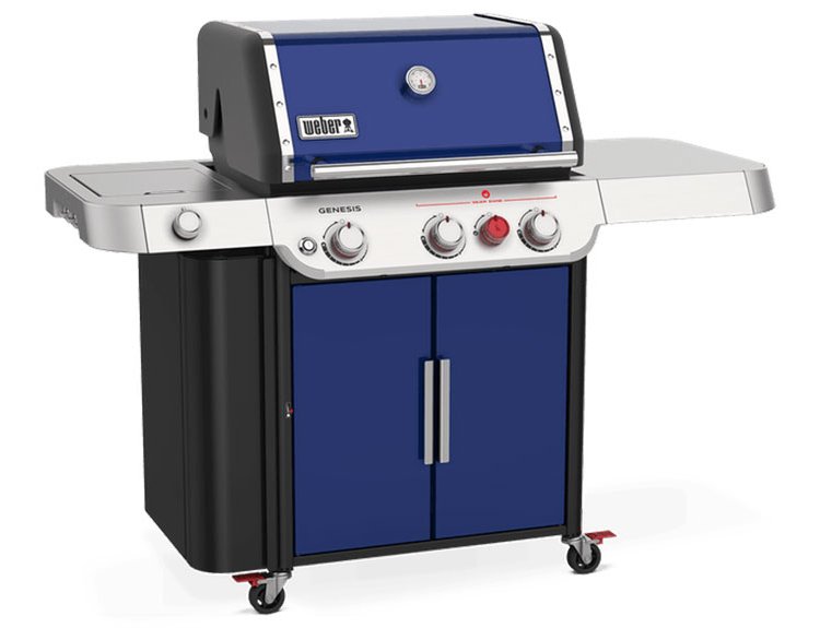 Weber GENESIS E-335 Deep Ocean Blue Liquid Propane Gas Grill