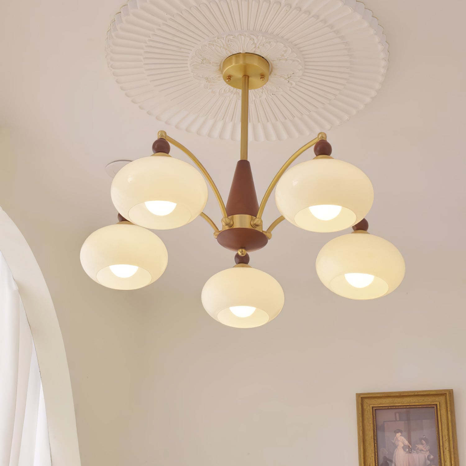 Retro Calliope Chandelier