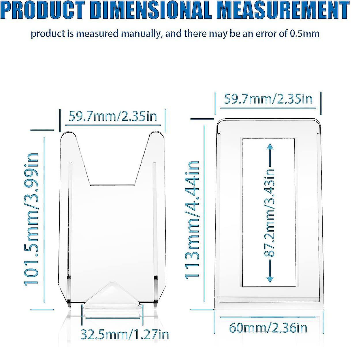 6 Set Acrylic Plate Stands， Clear Display Stand Adjustable Clear Acrylic Plastic Display Stands Easel Multifunctional Display Holder For Photos