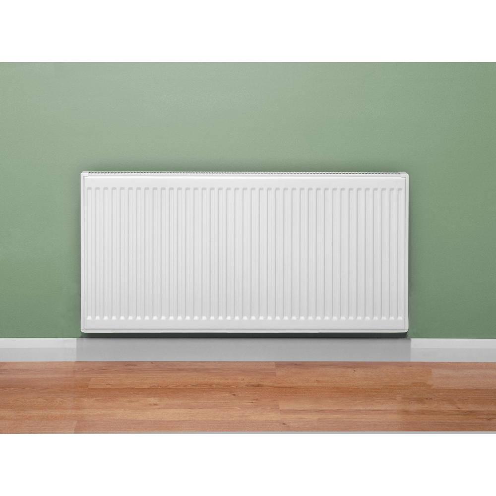 Pensotti 20 in H x 16 in L Hot Water Panel Radiator Package in White