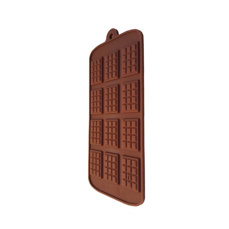 Chocolate Molds DIY Bakeware Cake Molds High Quality Square Eco-friendly Silicone Mold DIY 1PC Food Grade 12 Cavity Waffle Molds