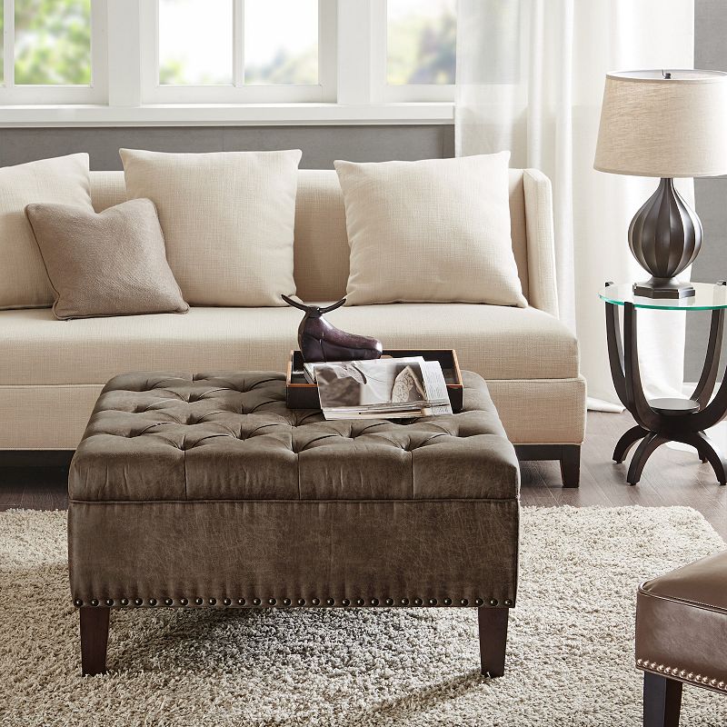 Madison Park Lindsey Tufted Ottoman