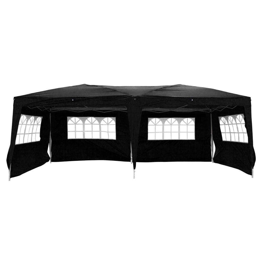 Ktaxon 10'x20' Canopy Wedding Party Tent Pop up Gazebo Black-6