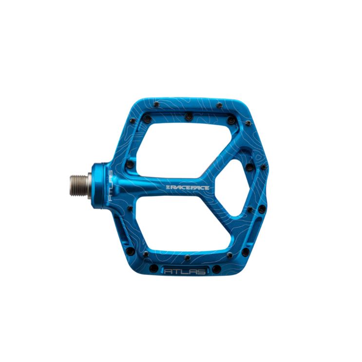 Race Face Atlas Flat Pedals - Blue - 2022