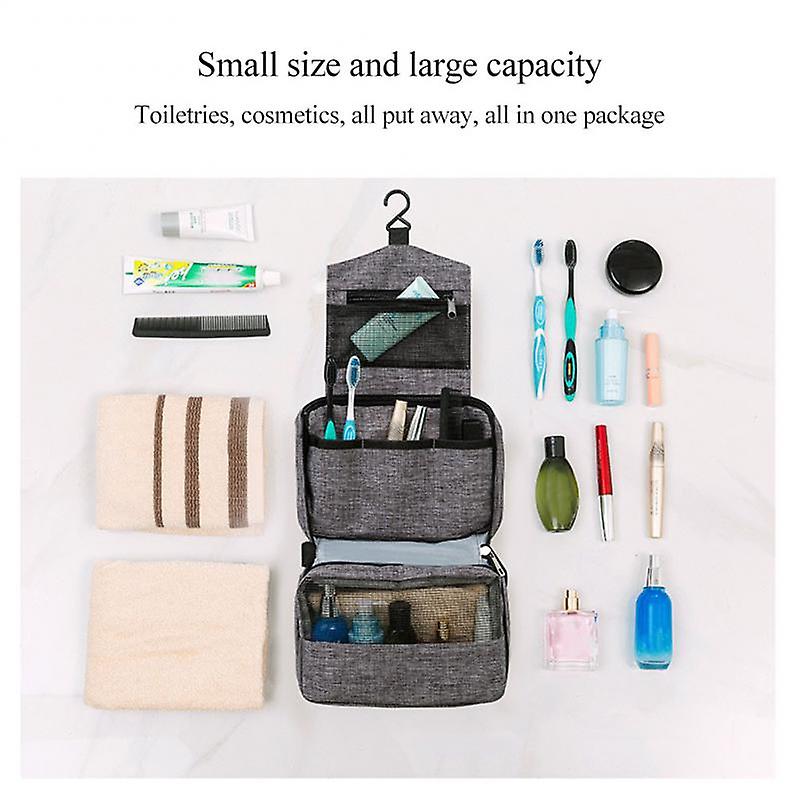 High Capacity Makeup Bag Travel Cosmetic Bag Waterproof Toiletries Storage Bags Ladies Beauty Bag Home Polyester Organizer 1pcs