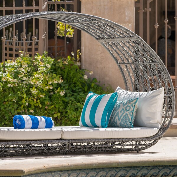 Boca Grande Outdoor Daybed by Christopher Knight Home