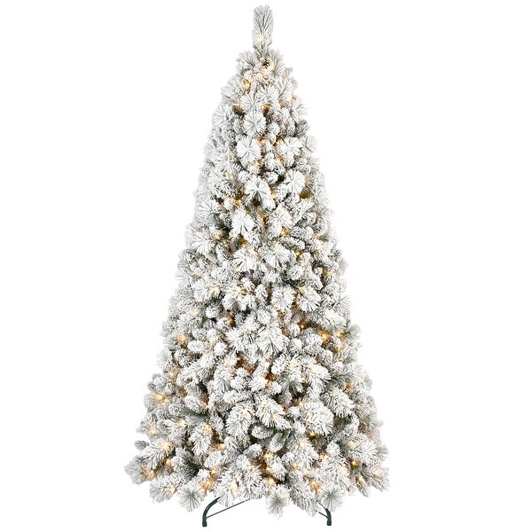 PVC/ Pine Needle Mixed Automatic Flocking Christmas Tree with Metal Stand