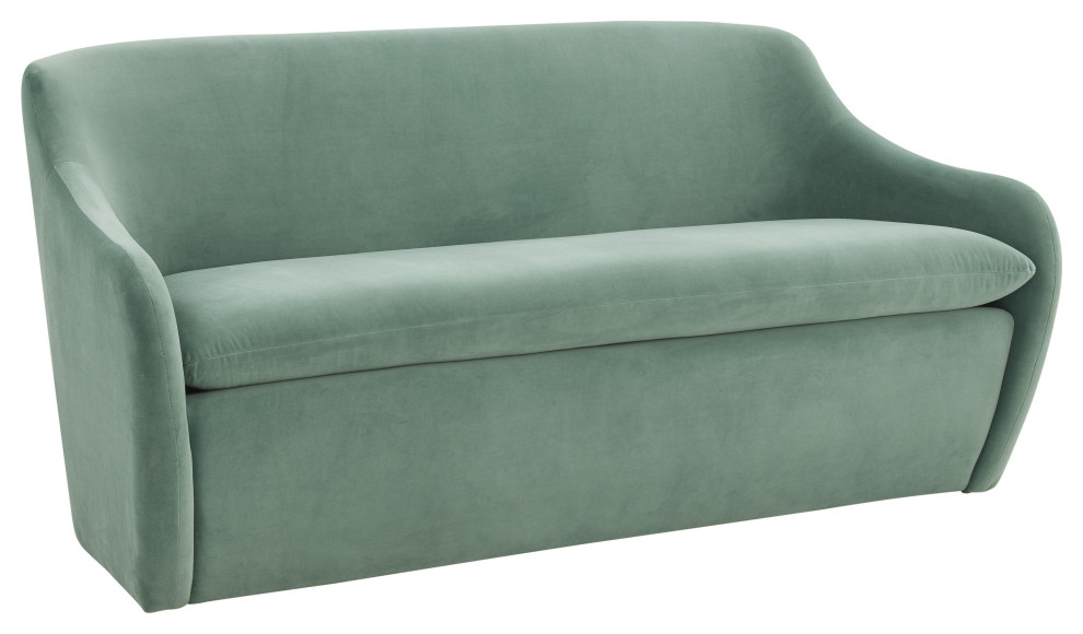 Cellia Velvet Loveseat   Contemporary   Loveseats   by TOV Furniture  Houzz