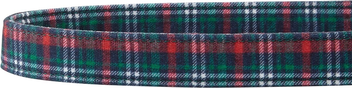 Frisco Festive Plaid Dog Collar with Removeable Plaid Bow