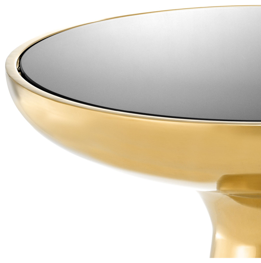 Gold Tower Side Table  Eichholtz Lindos Low   Contemporary   Side Tables And End Tables   by Oroa   Distinctive Furniture  Houzz