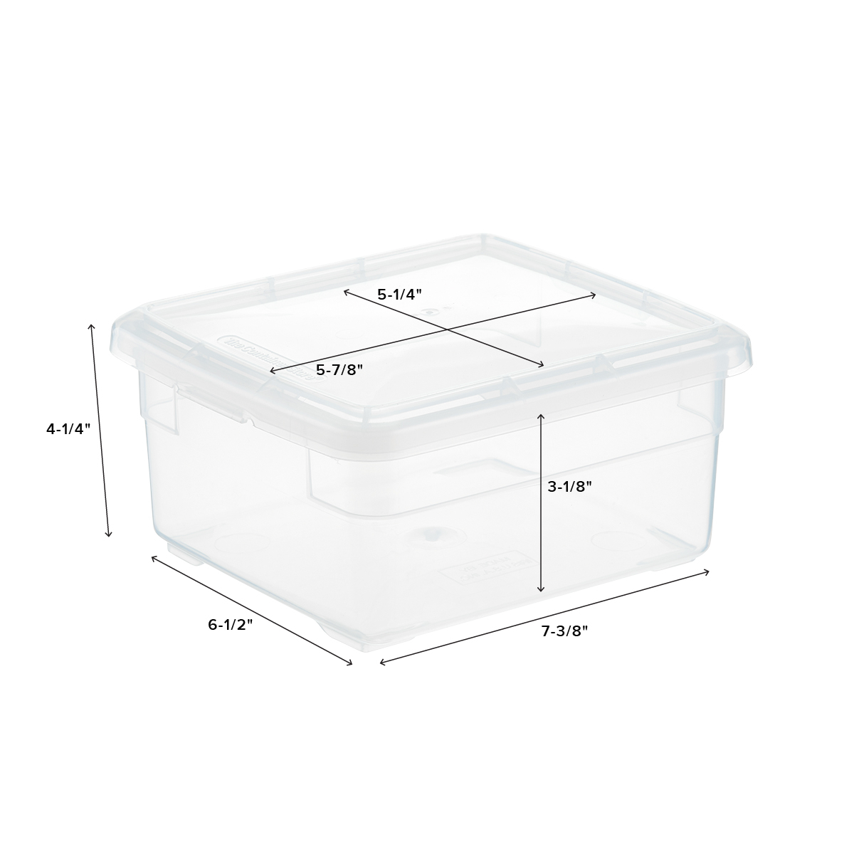 Our Clear Storage Boxes