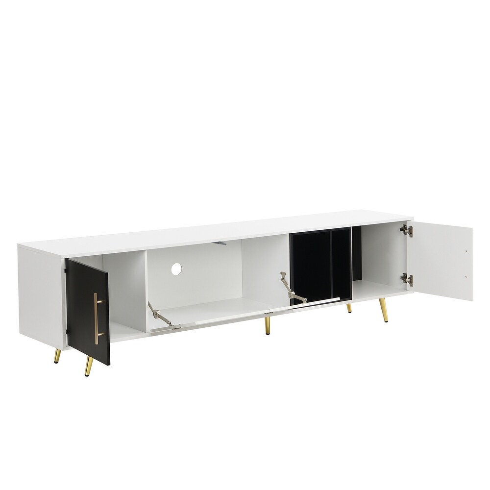 Media Console TV Stand for TVs up to 80\