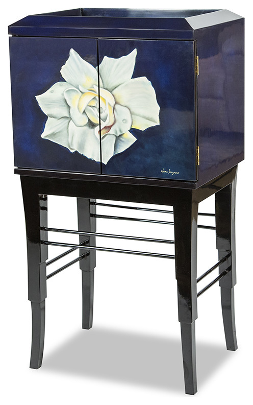 Michael Amini Illusions 2 Door Cabinet   Contemporary   Accent Chests And Cabinets   by Michael Amini  Houzz