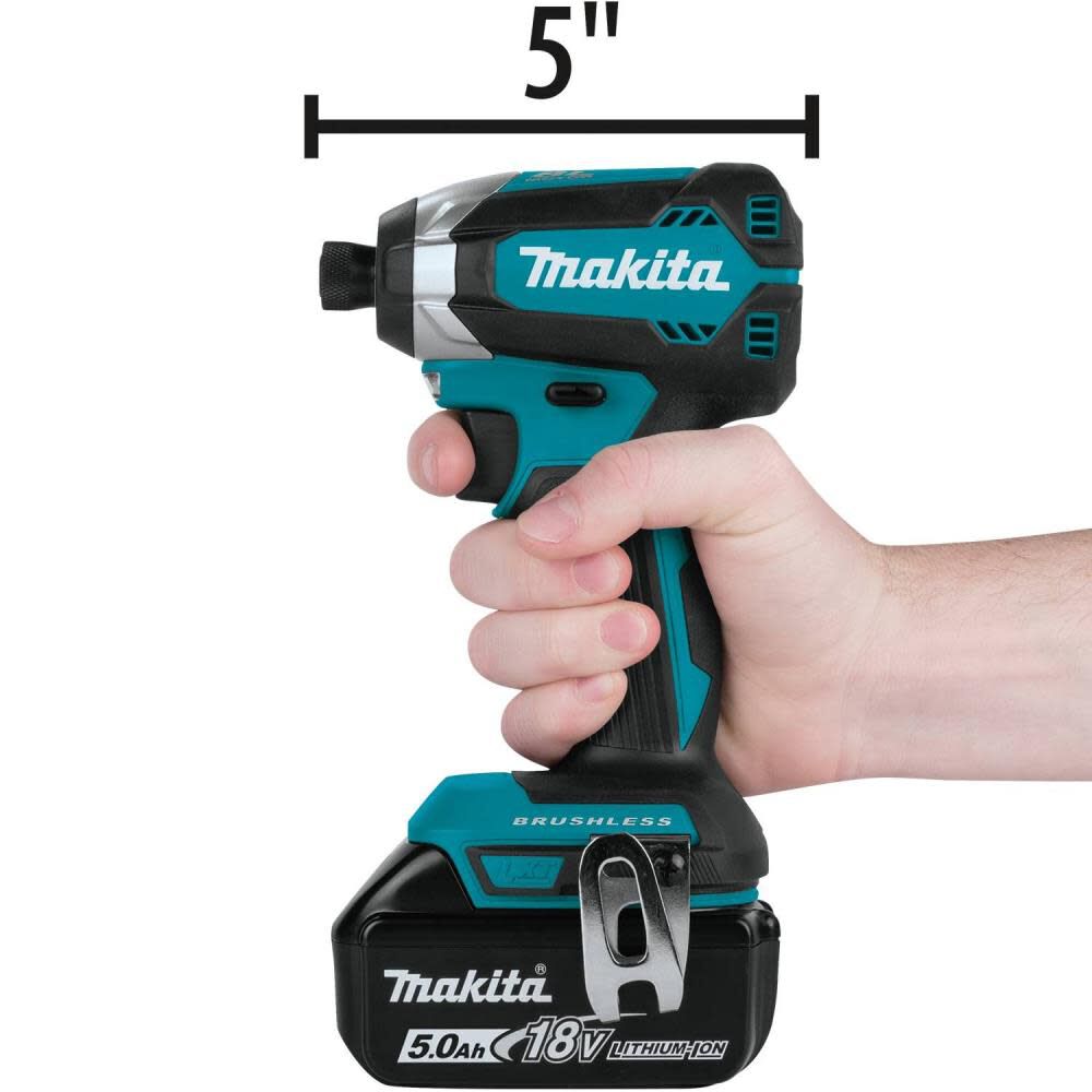 Makita 18V LXT Lithium-Ion Brushless Cordless Impact Driver Kit (5.0Ah) XDT13T from Makita