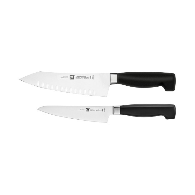 Zwilling Four Star Rock amp Chop 2 pc Knife Set