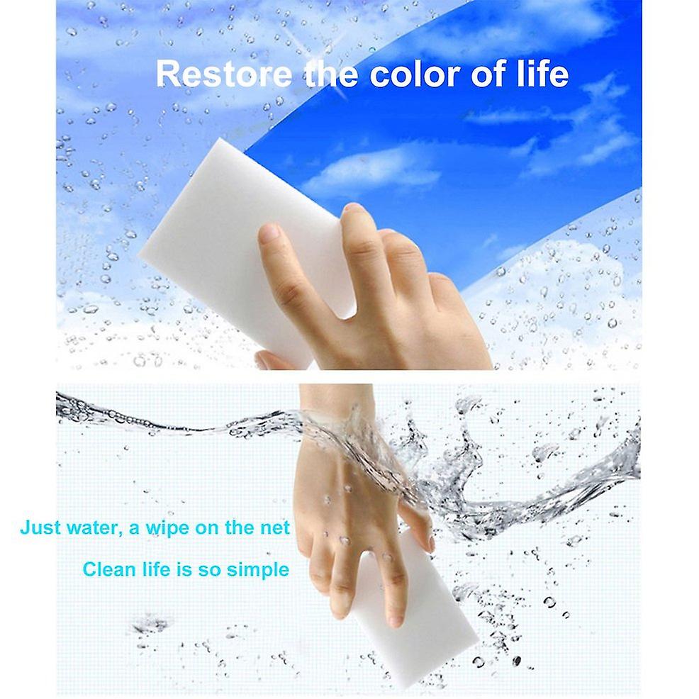 100pcs White Magic Sponge Eraser Melamine Cleaner Kitchen Cleaning Tool