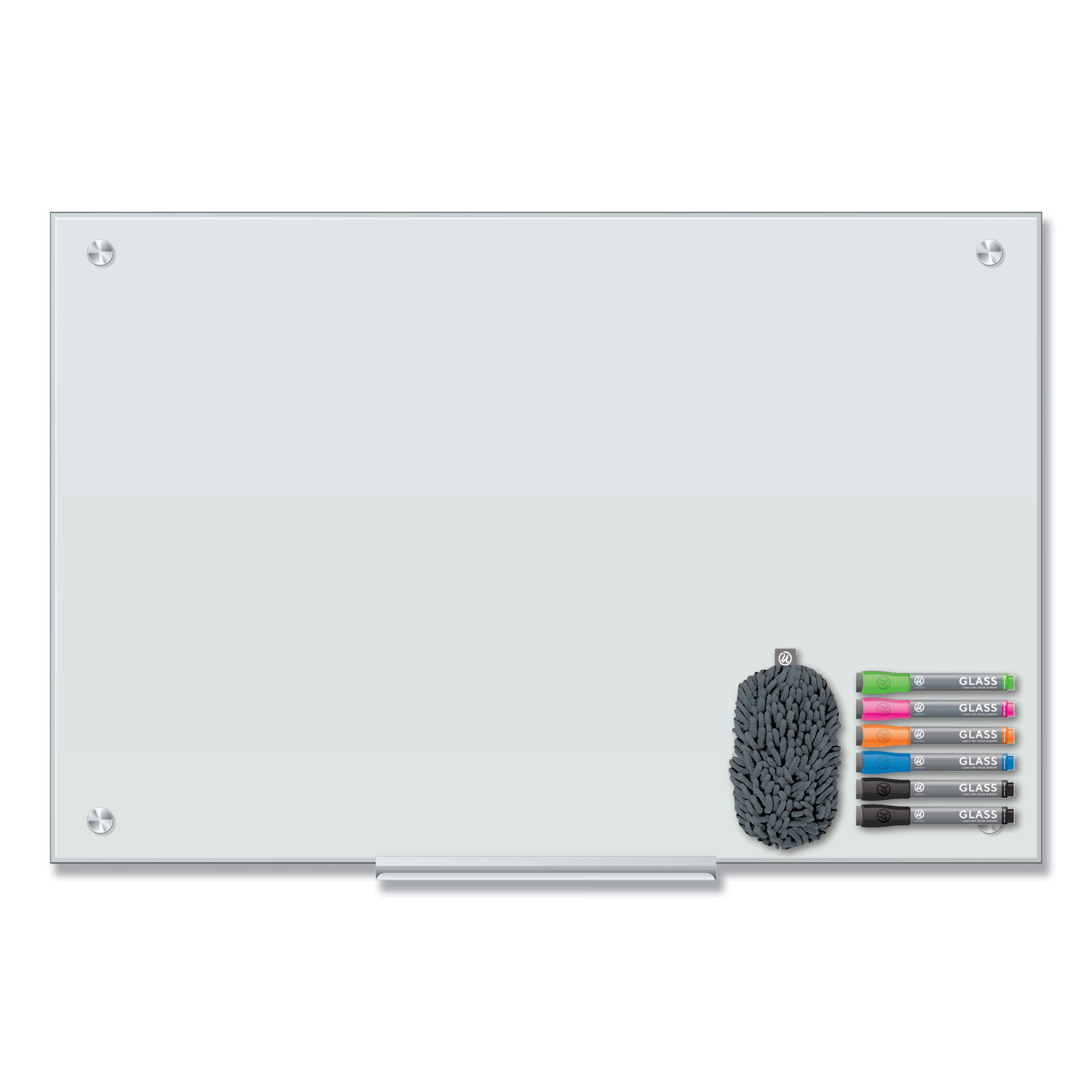 Magnetic Glass Dry Erase Board Value Pack by U Brands UBR3970U0001